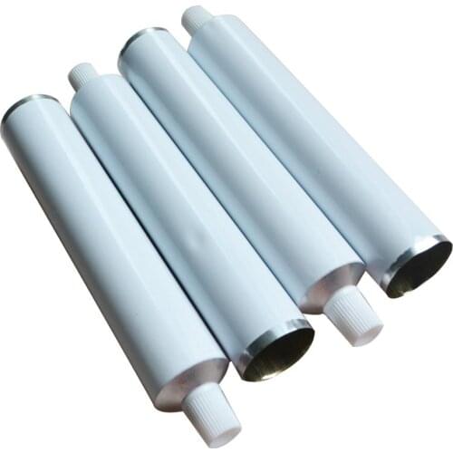 2000pcs White Toothpaste Tubes 100ml Aluminum Empty Travel Tube Toothpaste Unsealing Tubes Protect Packing Wholesale