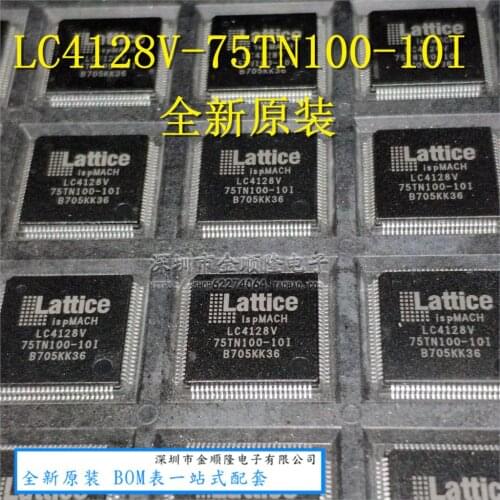 5pieces LC4128V-75TN100-10I QFP