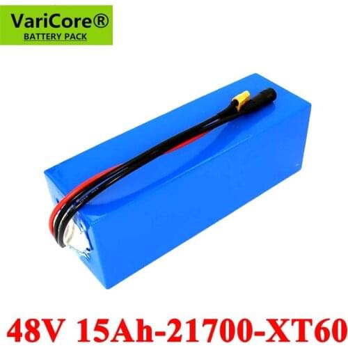 VariCore 48V 15AH 21700 13S3P High power 500W Electric Bike Battery E-bike Battery 54.2V 15000mAh Lithium Battery with 50A BMS