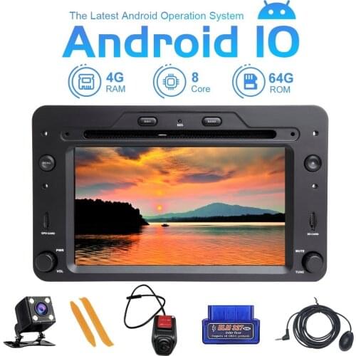 ZLTOOPAI Eight Core 1Din Android 10.0 Auto Radio For Alfa Romeo Spider Brera 159 Sportwagon Car Multimedia player GPS DVD Player