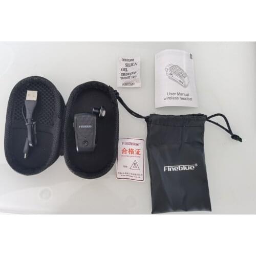 Fineblue FQ-10 Pro Bluetooth 5.0 10 hours talking Bluetooth earpiece wireless earphone Bluetooth headse with Earbuds Bag