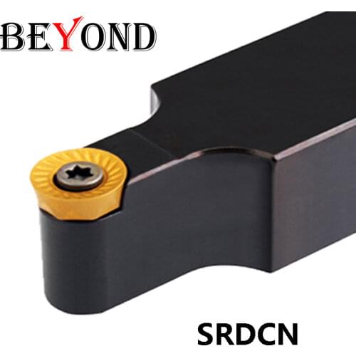 BEYOND Turning Tool Holder Shank Solid Carbide Inserts SRDCN 2020 SRDCN2020K12 External Lathe Cutter Bar 20mm 25mm