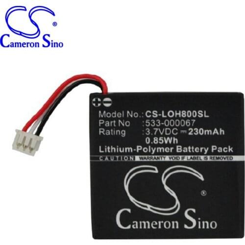 CameronSino for LOGITECH H800 533-000067 AHB472625PST AHB472625PST battery