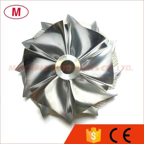 CT26 47.10/60.13mm 6+6 blades High Performance Turbo Billet Compressor wheel/Aluminum 2618/Turbocharger Milling compressor wheel