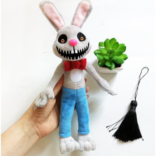 Pre-sale Mr. Hopps Playhouse Plush Toys Cute Cartoon Anime Horror Plush Doll Kawaii Bunny Pillow Room Decor Doll Gift for Boys
