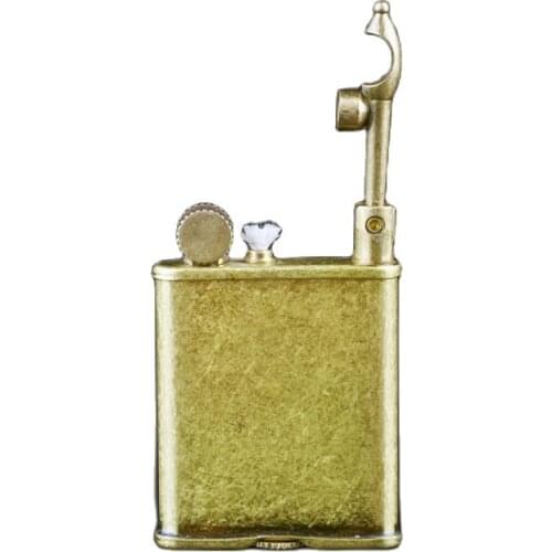 Austria original IMCO metal gasoline kerosene brass lighters, thin retro cigarette lighter