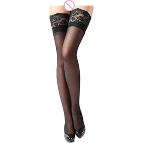 New Fashion Stockings Sexy Women Sheer Lace Thigh High Sexy Lingerie Stockings Cheap Stockings adult sex games-25