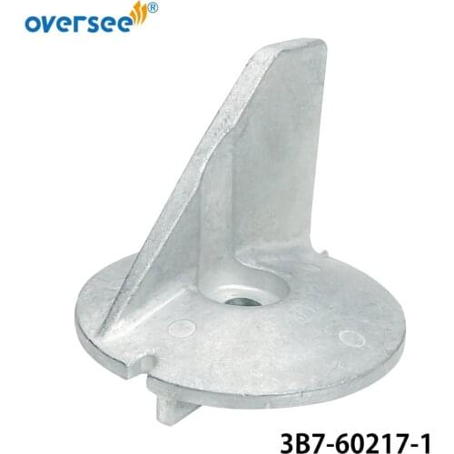 3B7-60217 Zinc Anode Trim Tab For Tohatsu Outboard Motor 2T 60HP 70HP 90HP 115HP 140HP Anode 3B7-60217-1; 3B7-60217-0
