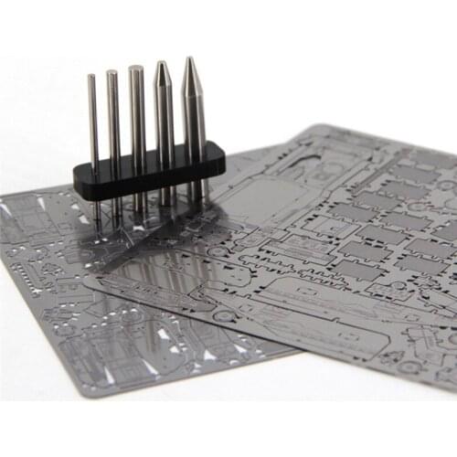 Finger Rock 3D Metal Puzzles Assembly Tools Used To Roll The Models Stainless Steel Sticks Circular Column Multipurpose Tools