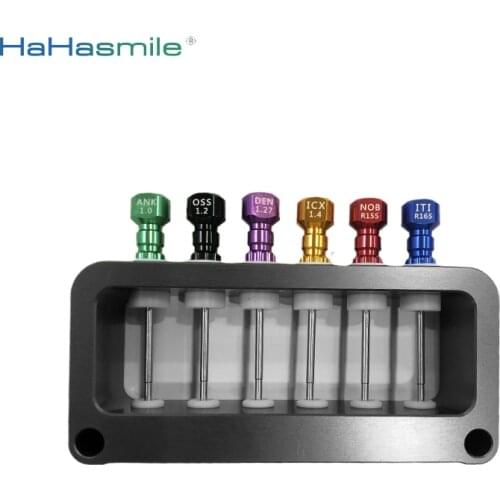 Hahasmile Professional Dental Implant Screwdriver Oral Denture Implant System Screwdriver Base High-Quality Universal Tool
