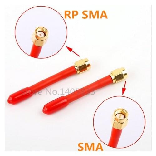 RC Illustrated transmitting antenna 5.8GHz Circular Polarized SpiroNet RP-SMA Antenna SMA Antenna plug For RC Quadcopter