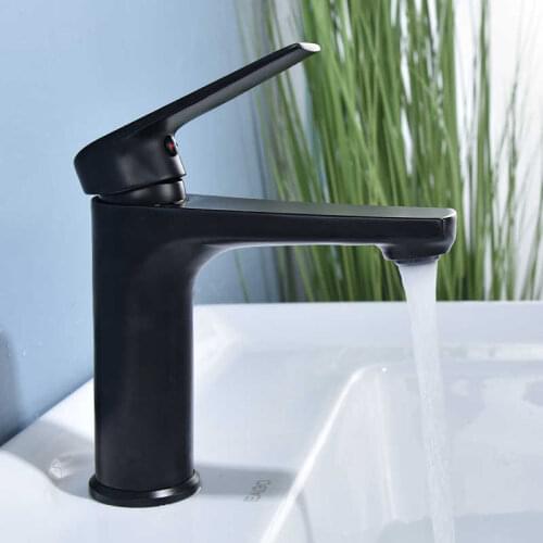 Basin sink of the deck faucet mounted mixer of the basin of hot water and cold black faucets fosco lavatory sink crane tap
