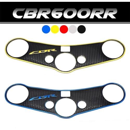 Protector Sticker Decal Pad Triple Tree Top Clamp Upper Front End For HONDA CBR 600RR CBR600RR 600 RR F5 Motorcycle 2007 - 2017
