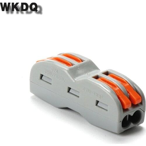 222 Push In Connector Spring Splicing Compact Wiring Connector Terminal Block Mini Fast Connectors 10pcs