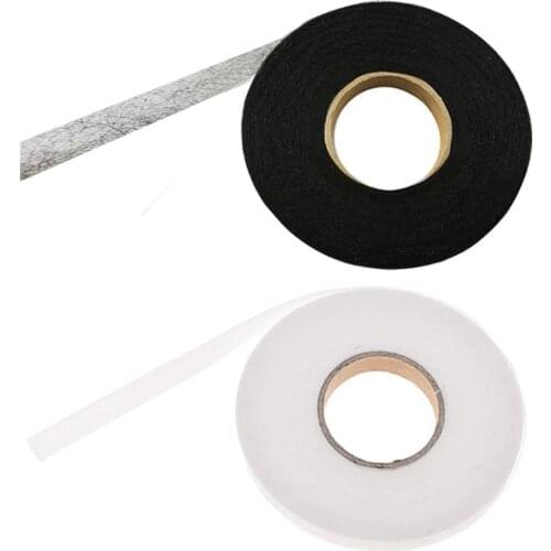 2Pcs Iron on Hemming Tapes Interlinings Double Side Fabric Fusing Tape for Wonder Web Bonded Fabric Sewing Garment Accessories