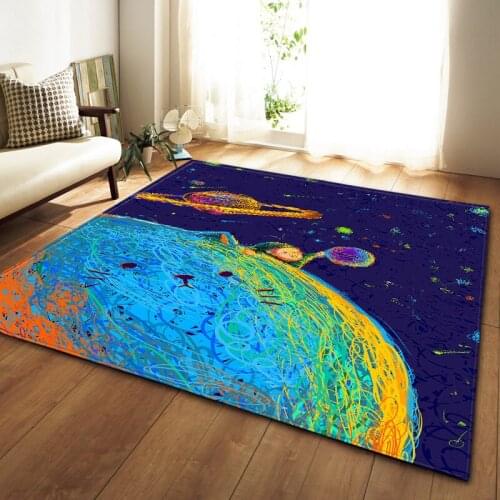 3D art Colorful Nordic living room carpet bedroom dining room carpet living room rug area rugs for home children room large rug