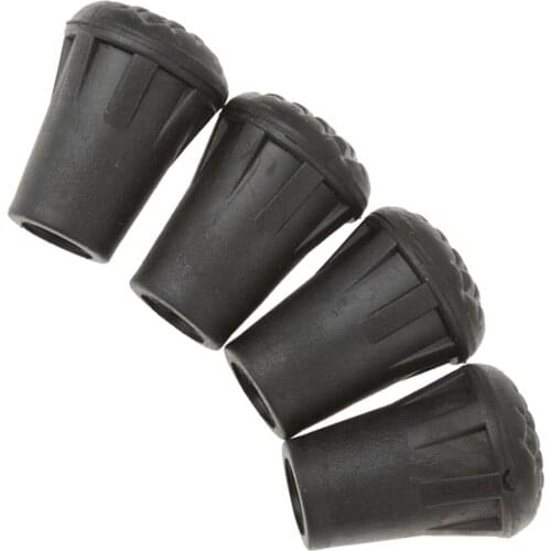 4pcs 3cm Alpenstocks Rubber Mud Basket Trekking Pole Tips For Outdoor Walking Sticks Trekking Pole Hiking Poles Caps