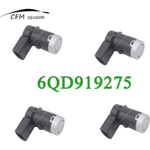 4pcs New PDC Backup Parking Aid Sensor 6QD919275 For VW Passat B6 Polo Touran Fabia