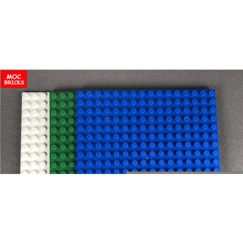 5pcs/lot MOC Bricks Baseplate 16x16 Small Dots DIY Educational Building Blocks Action figure Toys for children Xmas Gifts