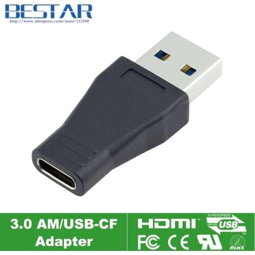 USB-C USB 3.1 Type C Female To USB 3.0 Male Adapter Connector Adaptor Converter Adapter Type-C 5Gbps transfer Speed