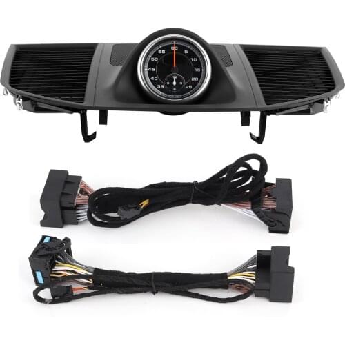 Car gauge trim automobiles Professional Dash Clock Instrument Panel Upper Cover Chrono for Porsche MACAN 2014‑2016 Car
