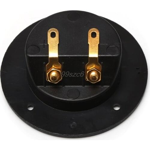 Car Stereo Speaker Box Terminal Round Spring Cup Connector Subwoofer Plug Dropshipping