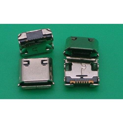 For micro USB charging tail port,USB jack connector socket,for Samsung C6712,4 Foot DIP 500pcs/lot
