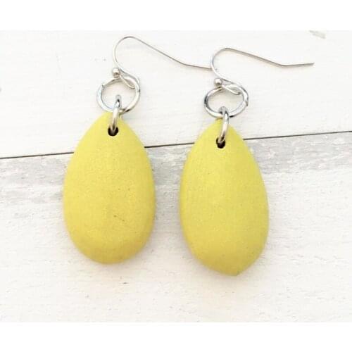 Dongmu Jewellery Handmade fashion exquisite wooden beads geometric big earrings lady maternity gift bohemian exaggerated