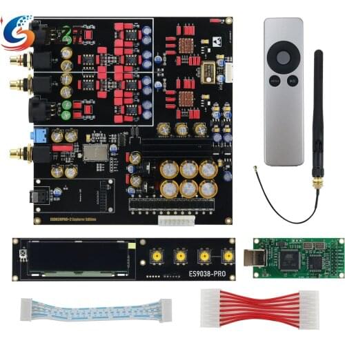 TZT Dual Core ES9038PRO Decoder DAC Board Bluetooth 5.0 Lossless Fiber Coaxial Decoder