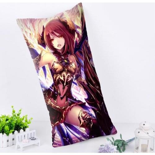 Hobby Express Rage of Bahamut Anime Dakimakura Anime Case Rectangle Pillow Cover RPC86