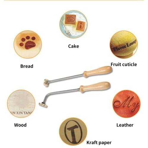 Leather stamp Customized LOGO copper Brass Stamp For DIY Letter Metal Stamp die iron Heating emboss Mould Carving Brand Printing