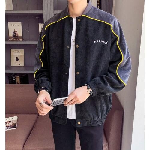Vintage Patchwork Baseball uniform Mens College Jacket Coat Men Oversize Autumn windbreaker streetwear Hip Hop Bomber Jacket Men