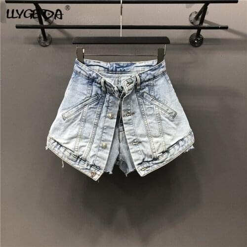 Женские завышенные шорты LLYGE China At AliExpress