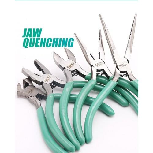 ELECALL Mini pliers diagonal long nose plier wire cutter jewellery cable cutting