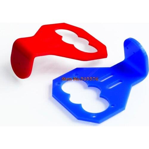 Cartoon Ultrasonic Sensor Mounting Bracket for HC-SR04 Smart Car Red Blue Color