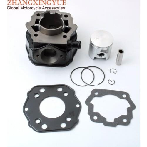 70cc Big Bore Cylinder Kit & 47mm Piston Kit & Cylinder Gasket for Gilera SMT SM 50 Sioux Enduro Zulu 50cc Euro2 EBE50 / EBS50