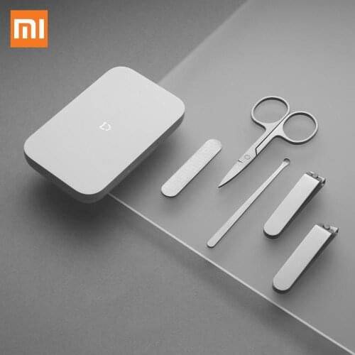 Xiaomi Mijia Stainless Steel Nail Clippers Set Trimmer Pedicure Care Clippers Earpick Nail File Professional Nails Manicure