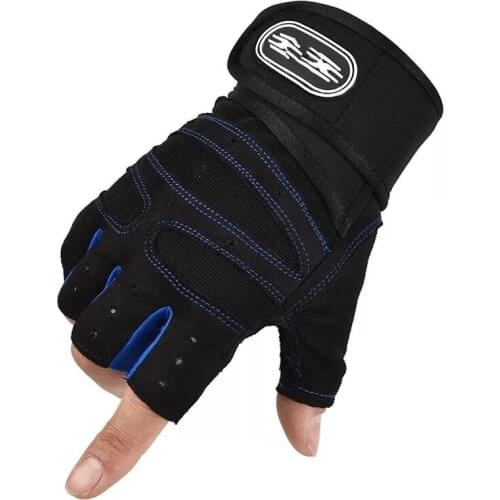 Mens and Womens Half-finger Fitness Gloves Breathable Non-slip Gym Gloves Fitness Weightlifting Gloves Bodybuilding Training