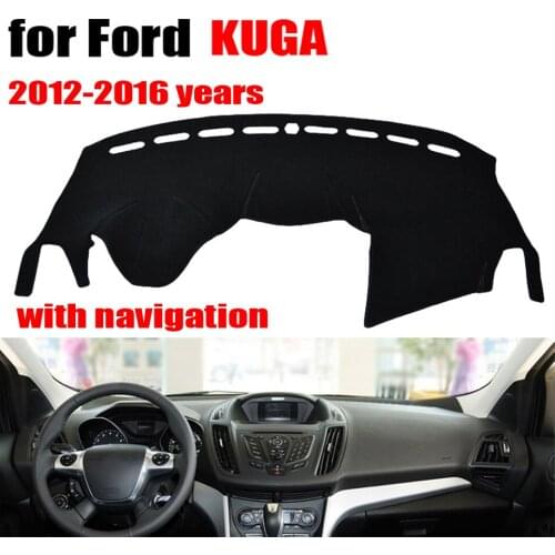 Car dashboard covers mat for Ford Escape /KUGA With navigation 2012-2016 left hand drive dashmat dash covers Auto accessories