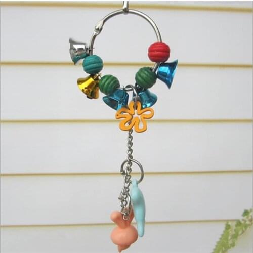 Parrot Supplies Bird Toy Swing Toy With Bell Pet Bird Cage Accessories D779