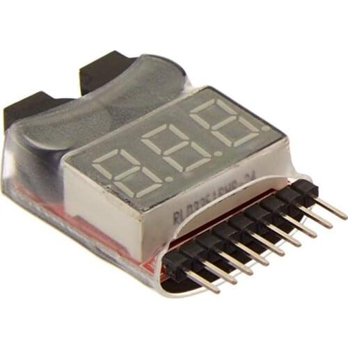 RC Model Hop-ups C23212 LiPo Voltage Checker + Warning Buzzer