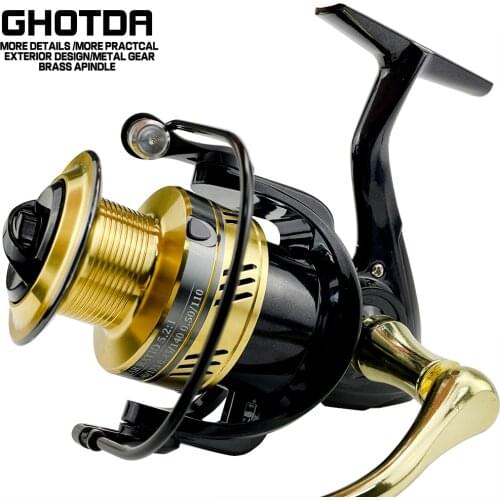 8KG Max Drag Spinning Fishing Reel Aluminum Spool Strengthen Body Saltwater Fishing Coil