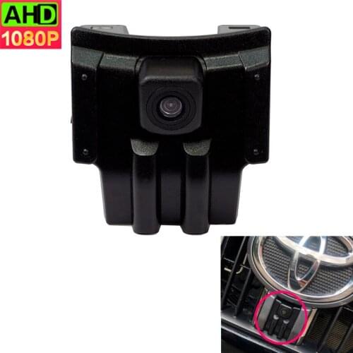 For Toyota Prado 2018 front view camera connect with DVD/Monitor CCD waterproof night vision Camera Installed under the logo