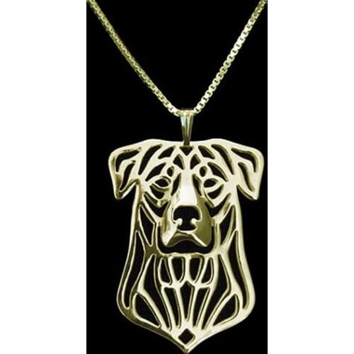 Unique Romantic Gold Silver Color Beauceron Pendant Necklace Hunger Games Women Best Friend Choker