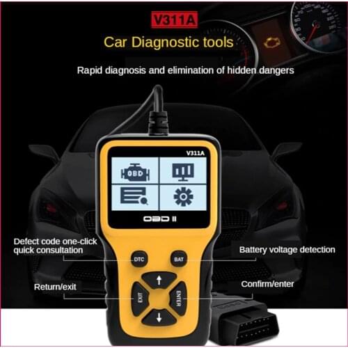 V311A Professional OBD2 Car Auto Diagnostic Tool OBD 2 Scanner automotivo Code Reader Check Engine Light