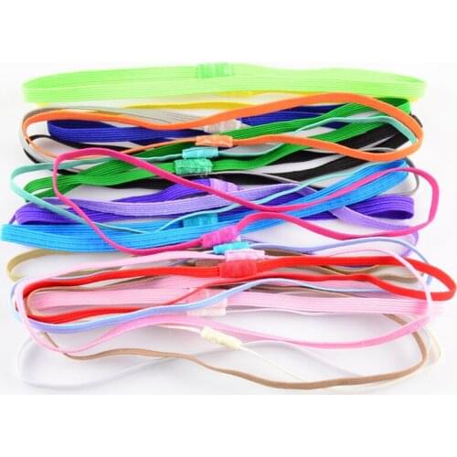 100pcs/lot 0.6 cm fashion children elastic headdress DIY Thin headband Bands accessories for woman Christmas decoration