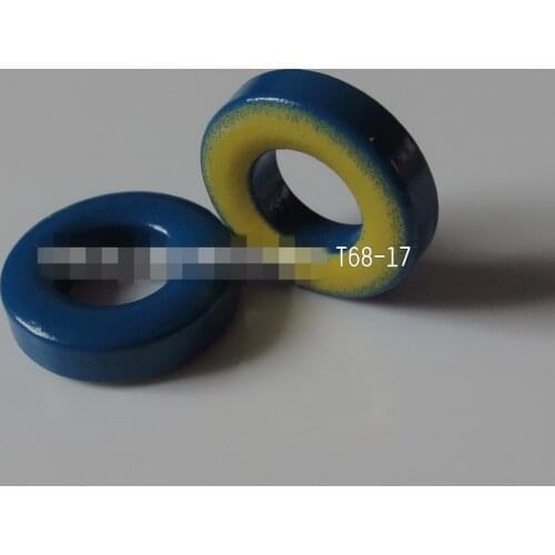 5PCS T68-17 imported magnetic powder core, diameter 18mm blue iron powder core