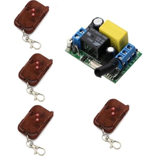 AC220V 1CH Wireless Remote Control Switch Light Switch Lamp Car Light Corridor Light Remote Control Switch and Receiver