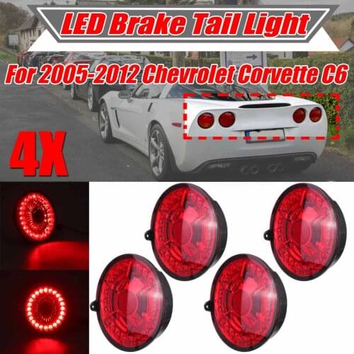 C6 Car Auto LED Tail Lights Stop Brake Light LED Brake Stop Tail Light Lamps For Chevrolet For Corvette C6 For Coupe 2005-2013
