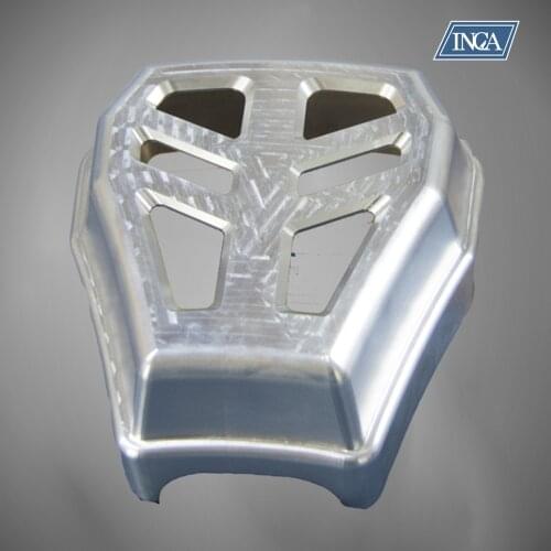 INCA Customization Motorcycle Adaptations Accessory Black/Silver Horn Covers